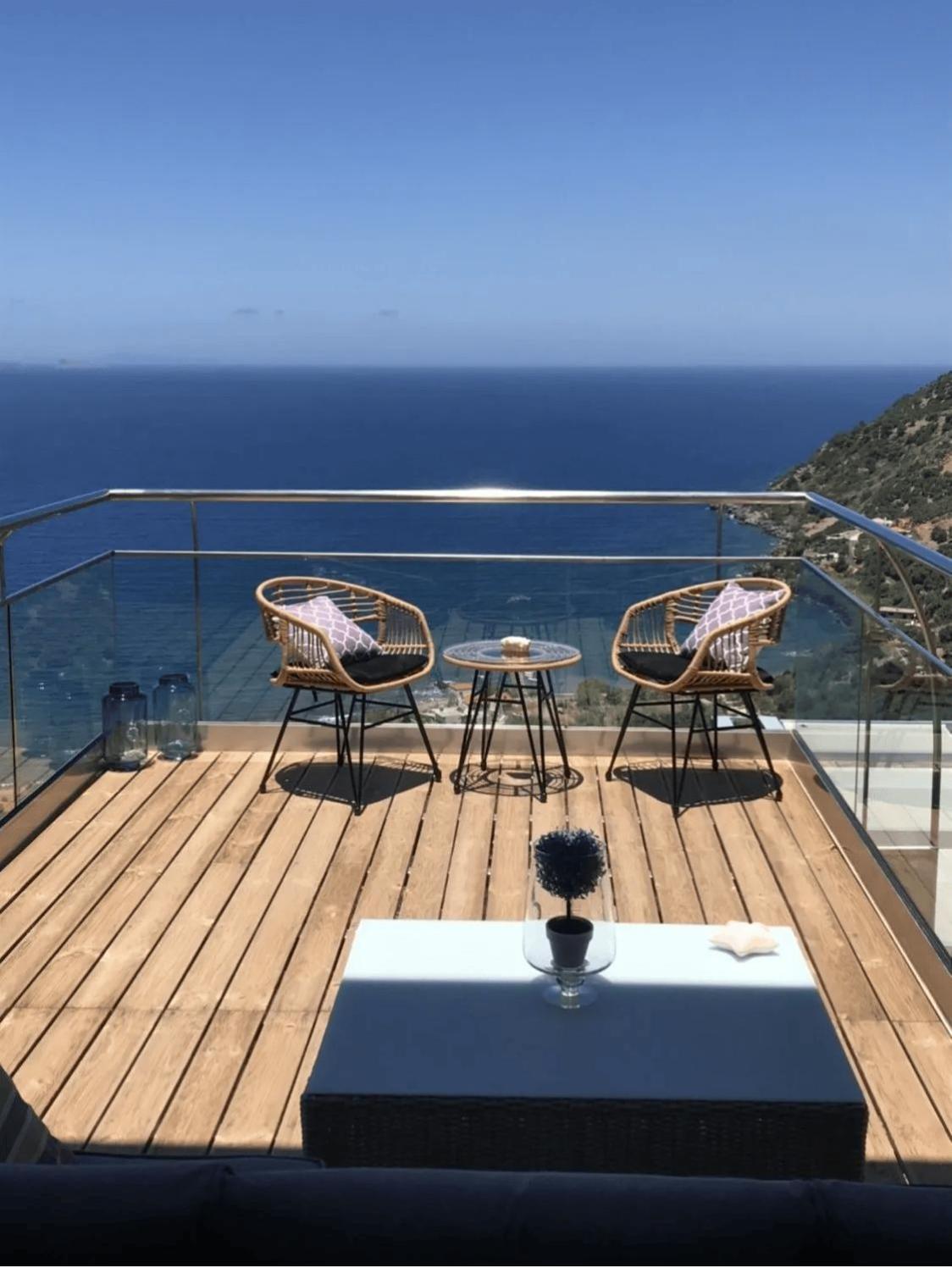Beachfront Ravdoucha Epavlis Eleni Villa - Pool, Hot Tub, Gym, Sauna, Private Parking, Wifi 하니아 외부 사진